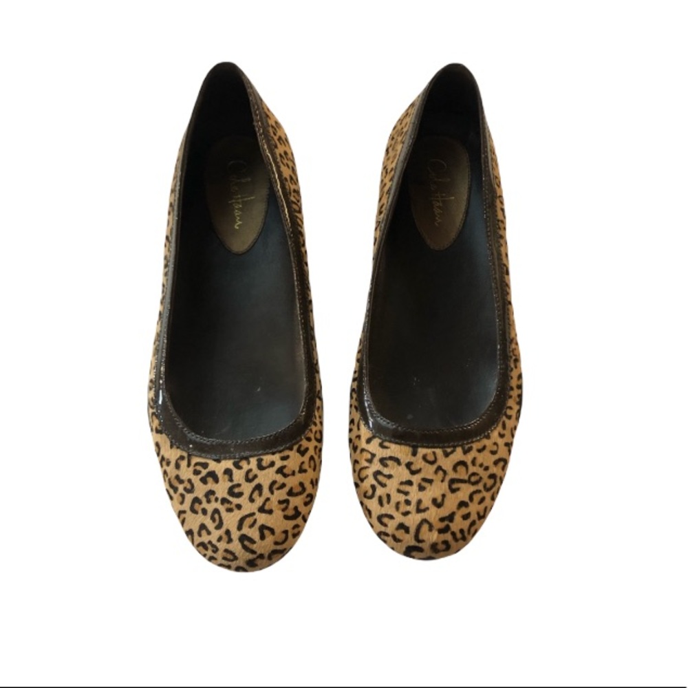 Cole Haan Nike Air Leopard Flats Ballet Flat Size Size 5 - Picture 1 of 4